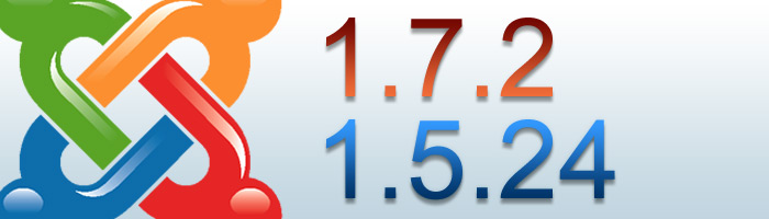 Joomla 1.7.2 und Joomla 1.5.24 veröffentlicht