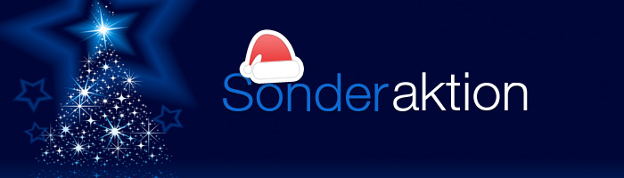 sonderaktion Sie Sonderaktion zu Weihnachten bietet einen Rabatt auf Shared Hosting Tarife wie Business Hosting oder Joomla Hosting