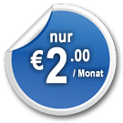 Jetzt bestellen für nur 2,00€ pro Monat