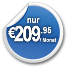 nur 209.95 EUR pro Monat