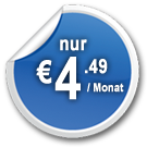 Nur 4,49€ pro Monat