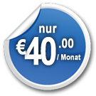 Nur 40 EUR pro Monat!
