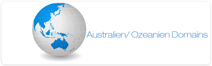 Australien / Ozeanien Domains
