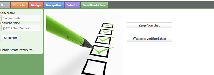 Homepage Baukasten Screenshot 8