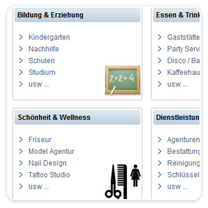 Homepage Baukasten Screenshot 2