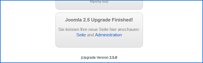Joomla Upgrade 1.5 nach 2.5