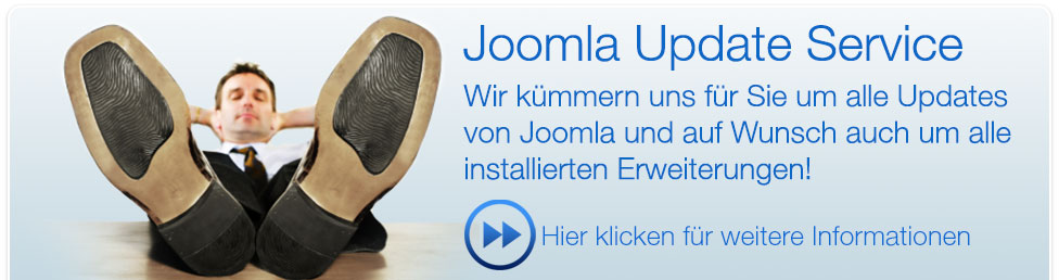 Wir kümmern uns um Ihre Joomla Updates