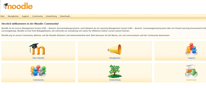 Moodle Installationsanleitung