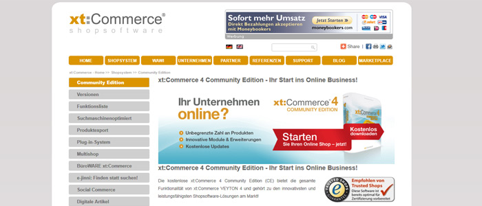 xt:Commerce Installationsanleitung