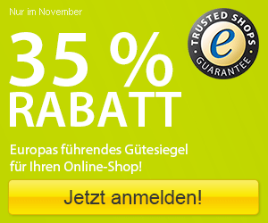 Trusted Shops Rabatt im November