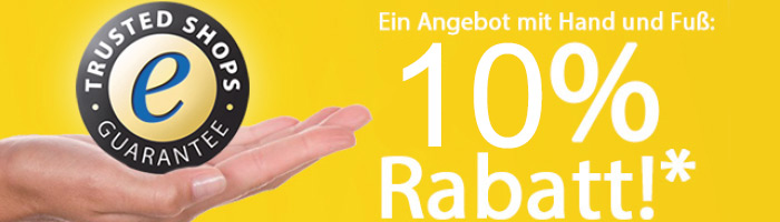 10 Prozent Rabatt auf Trusted Shops Performance Paket