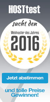 Wahl zum Webhoster des Jahres 2016