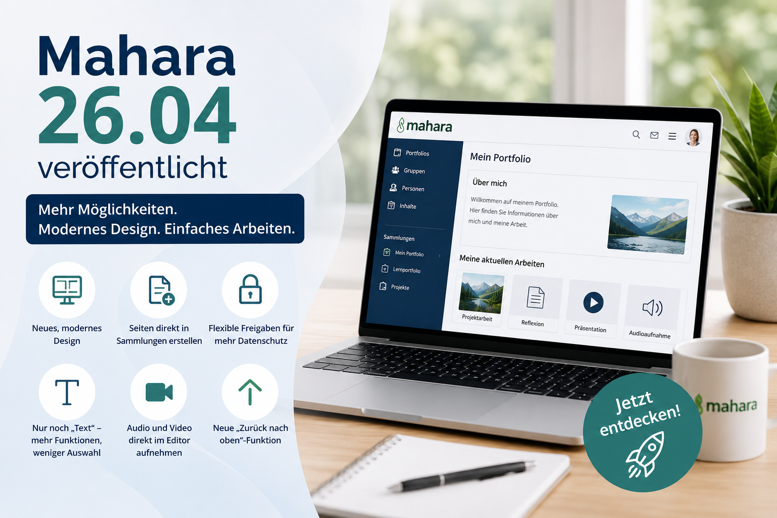 Mahara 26.04 veröffentlicht