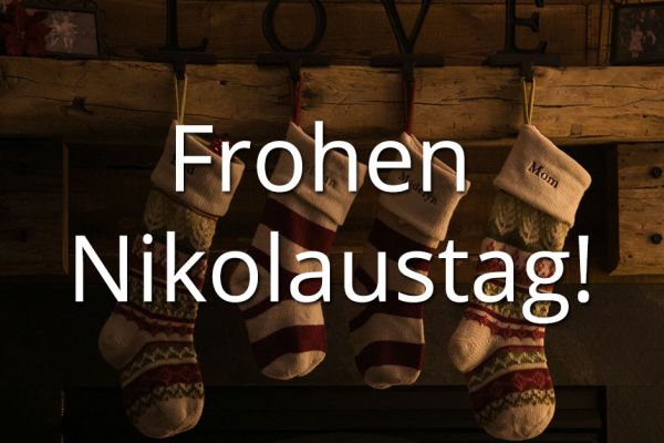 Wir wünschen einen frohen Nikolaustag!