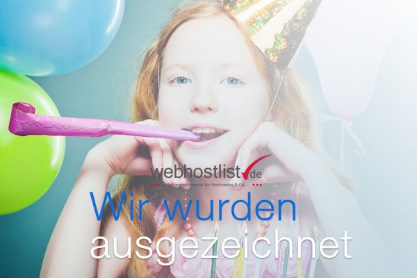 Auszeichnungen der webhostlist.de GmbH
