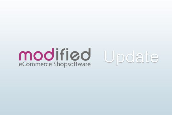 Modiefied eCommerce Shopsoftware Update erschienen