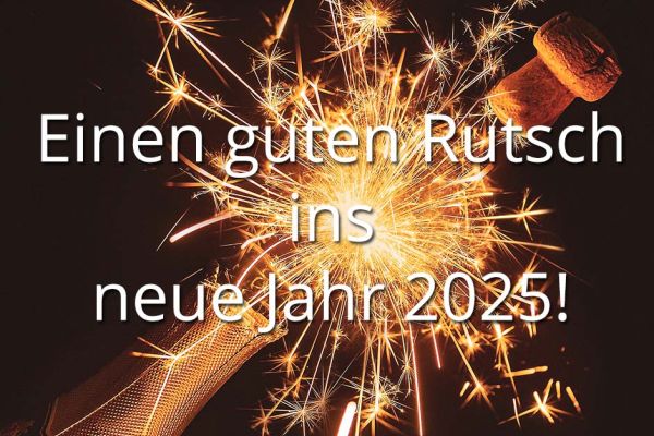 DM Solutions wünscht Ihnen einen guten Rutsch ins neue Jahr 2025