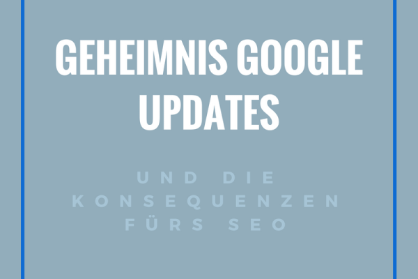 Google Updates und ihre SEO Konsequenzen