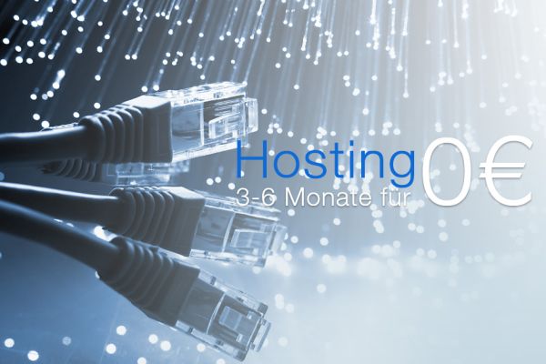 Montagsaktion - Webhosting kostenlos abstauben und 6 Monate lang die Grundgebühr sparen