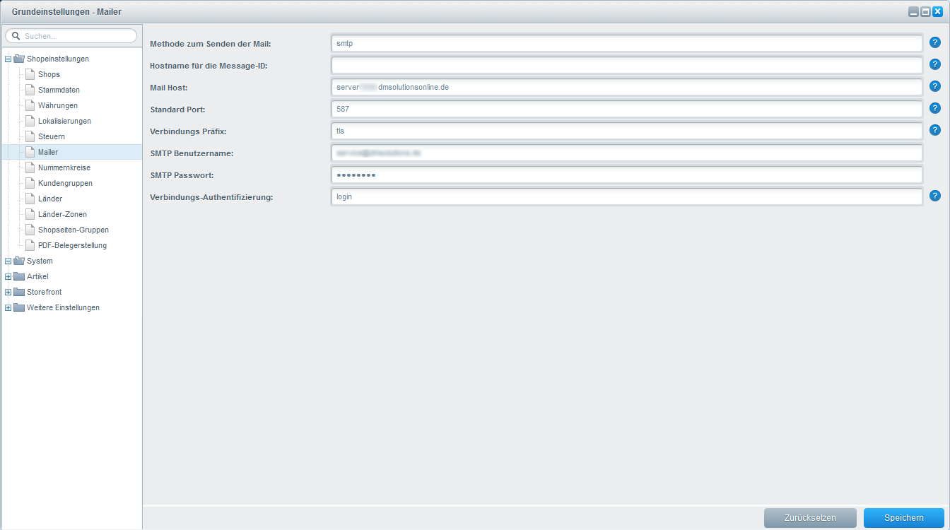 Shopware-Mailer-Screenshot