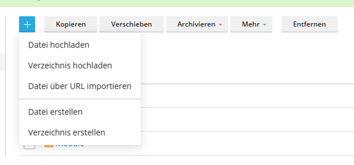 Moodle 5.1 Installationsanleitung - Moodle Verzeichnis erstellen