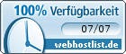 Verfügbarkeitsauszeichnung Webhostlist