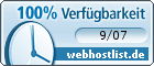 Verfügbarkeitsauszeichnung Webhostlist