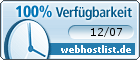 Verfügbarkeitsauszeichnung Webhostlist