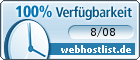 Verfügbarkeitsauszeichnung Webhostlist