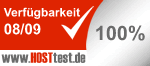 Hosttest Verfügbarkeitsauszeichnung