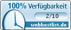 Verfügbarkeitsauszeichnung Webhostlist