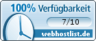 Verfügbarkeitsauszeichnung Webhostlist