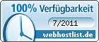 Verfügbarkeitsauszeichnung Webhostlist