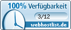 Verfügbarkeitsauszeichnung Webhostlist