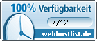 Verfügbarkeitsauszeichnung Webhostlist