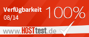 Hosttest Verfügbarkeitsauszeichnung