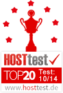 Top 20 Auszeichnung Hosttest