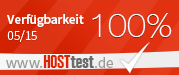 Hosttest Verfügbarkeitsauszeichnung