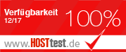 Hosttest Verfügbarkeitsauszeichnung