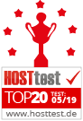 Top 20 Auszeichnung Hosttest