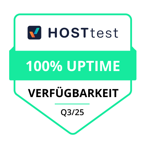 Hosttest Verfügbarkeitsauszeichnung