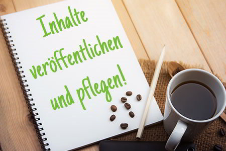 Inhalte veröffentliche und pflegen