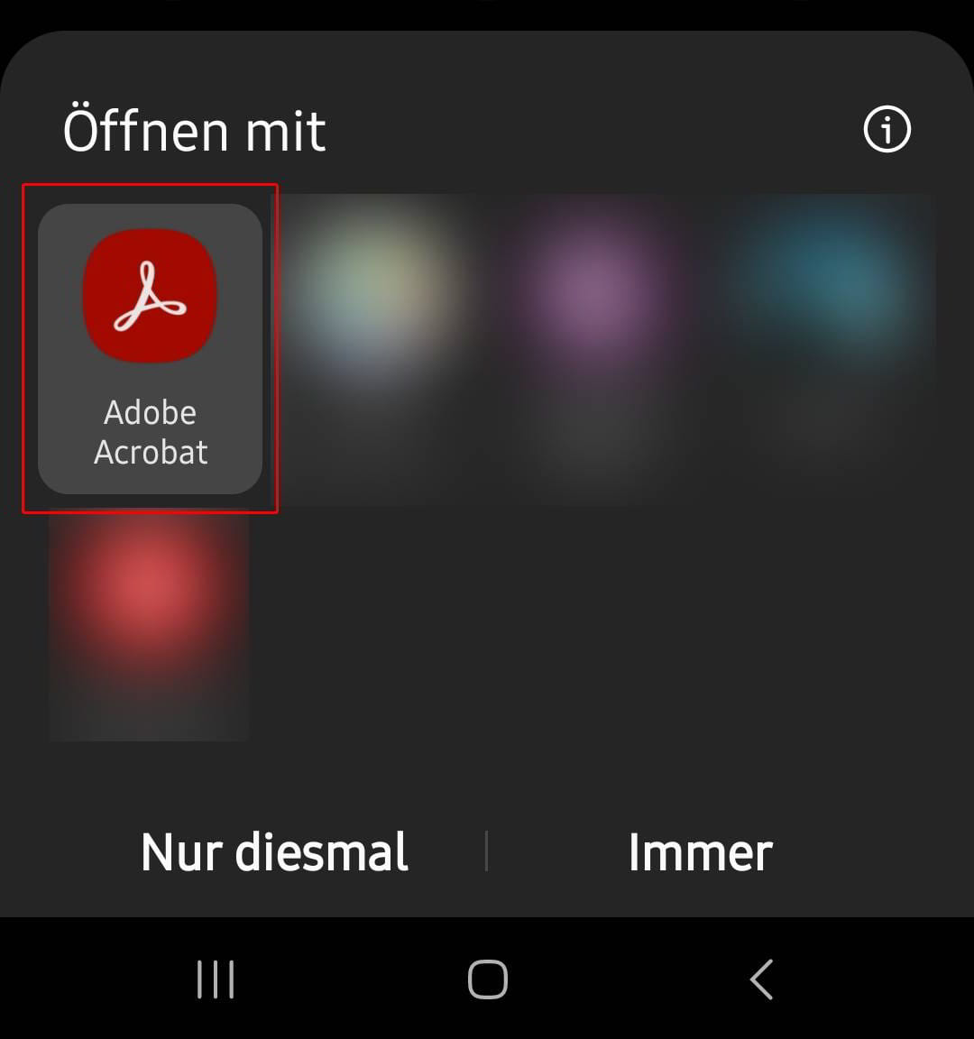 Dokument digital unterschreiben - Mobile App starten