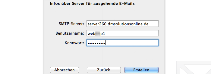 E-Mail Adresse in Apple Mail einrichten