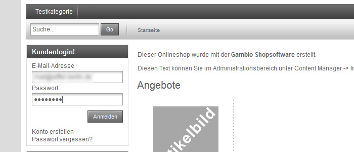 Gambio Installationsanleitung