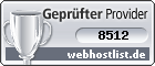 Geprüfter Provider der Webhostlist