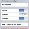 Synchronisierungseinstellungen