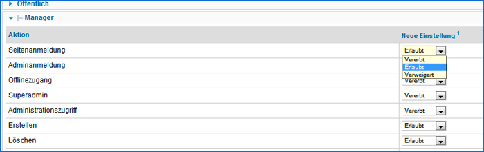 Joomla ACL - Anpassungsmöglichkeiten