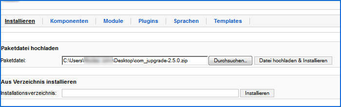 Joomla Migrationsanleitung 1.5 auf 2.5