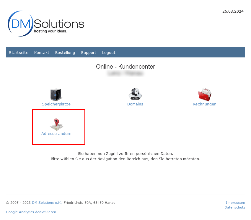 DM Solutions Login - Kundencenter Login